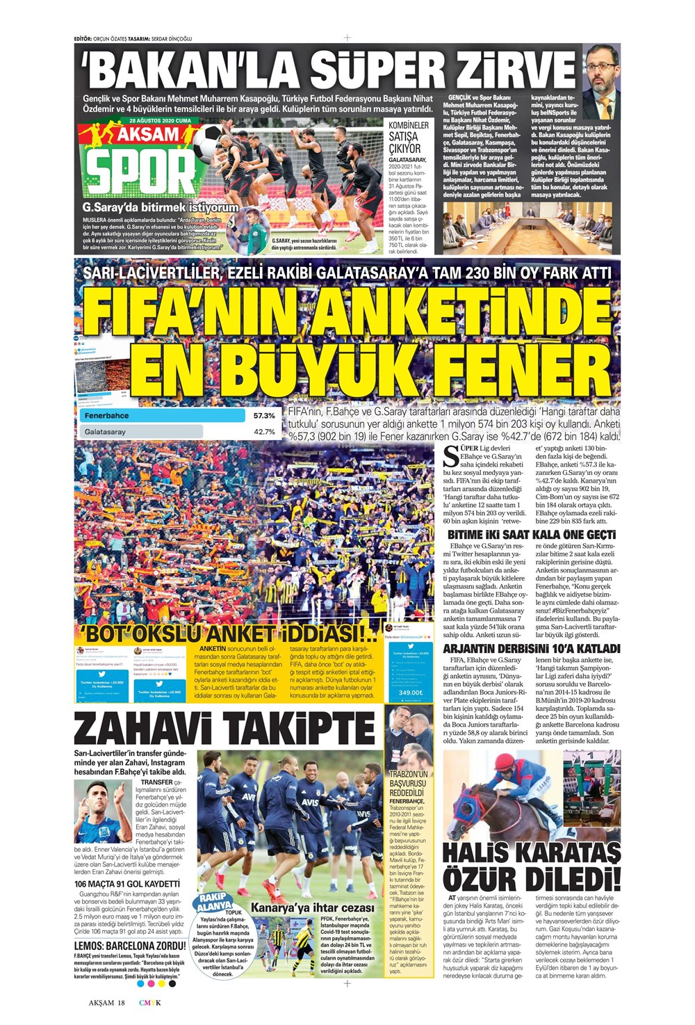 29 Ağustos spor manşetleri | 29 Ağustos spor gazetesi sayfaları 6