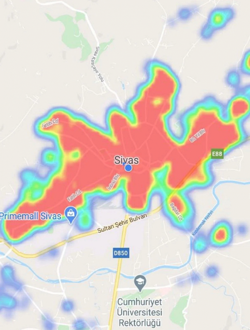 Sivas'ta korkutan tablo: Riski düşük tek yer mezarlık 3