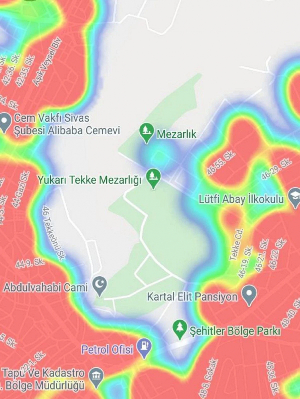 Sivas'ta korkutan tablo: Riski düşük tek yer mezarlık 5