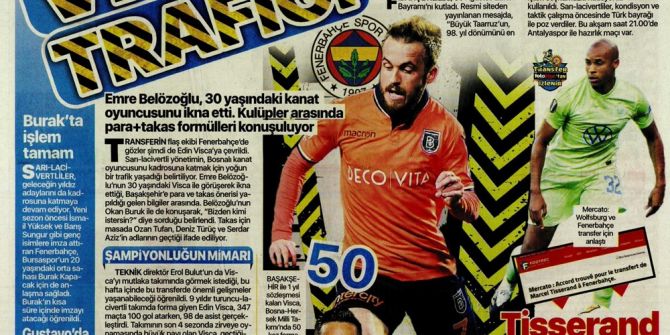 31 Ağustos spor manşetleri | 31 Ağustos spor gazetesi sayfaları