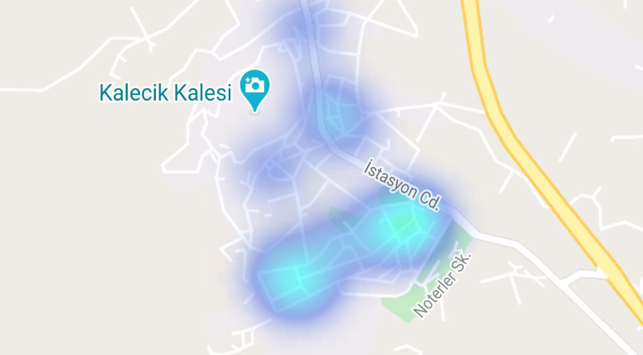 Koronavirüste artışın en fazla yaşandığı Ankara'nın ilçe yoğunluk haritası 16