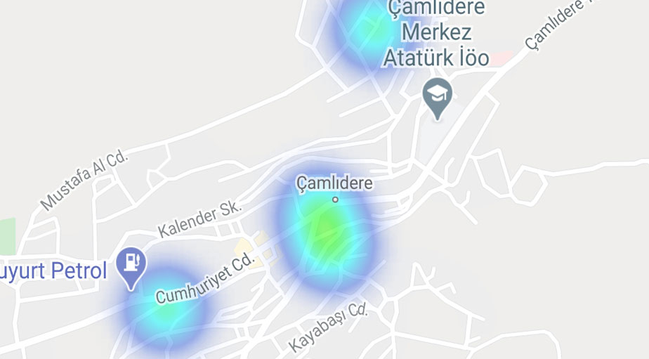 Koronavirüste artışın en fazla yaşandığı Ankara'nın ilçe yoğunluk haritası 8