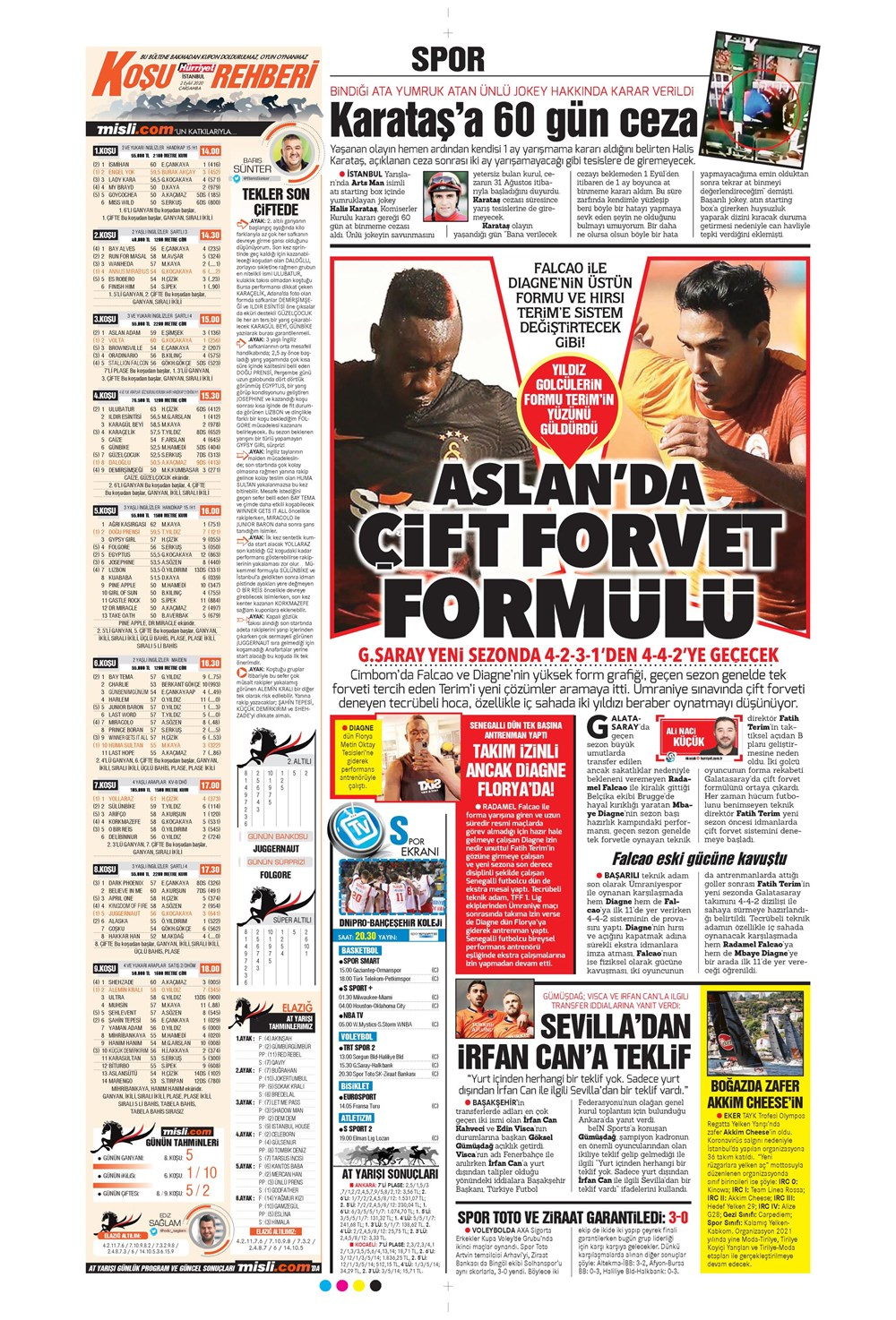 2 Eylül spor manşetleri | 2 Eylül spor gazetesi sayfaları 18