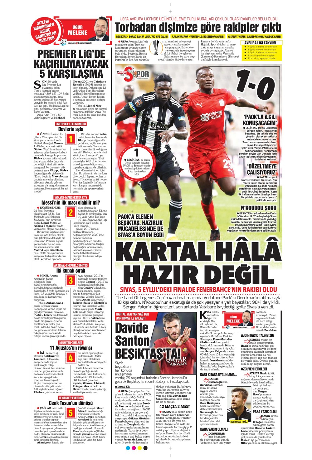 2 Eylül spor manşetleri | 2 Eylül spor gazetesi sayfaları 5