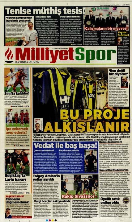 Yeni günün spor manşetleri (5 Eylül 2020 Cumartesi) 18