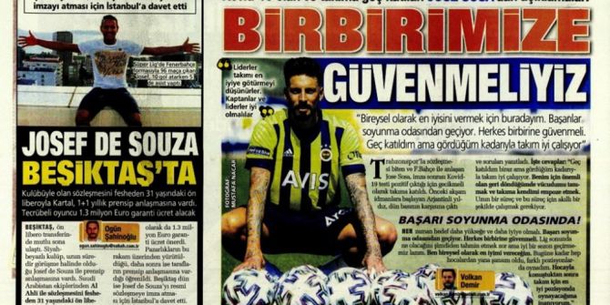 9 Eylül günün spor manşetleri | 9 Eylül spor gazetesi sayfaları