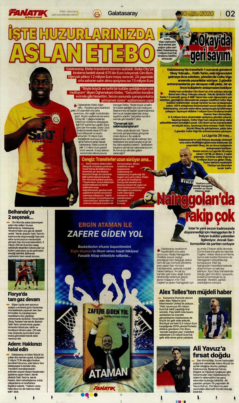 10 Eylül spor manşetleri | 10 Eylül spor gazetesi sayfaları 10