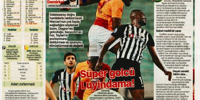 18 Eylül spor manşetleri | 18 Eylül spor gazetesi sayfaları