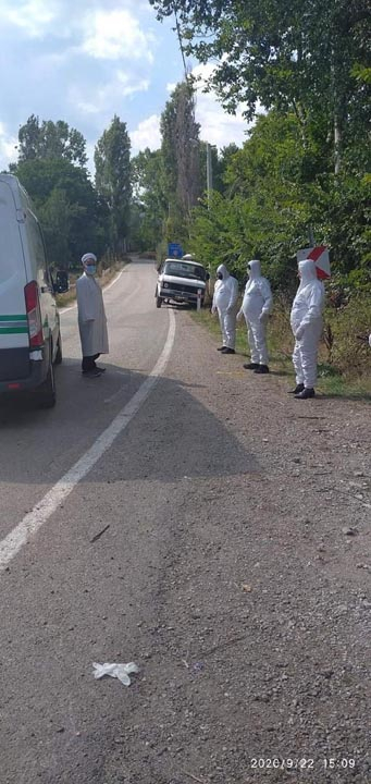 Koronavirüsten ölen hastanın tabutunu yaktılar 1