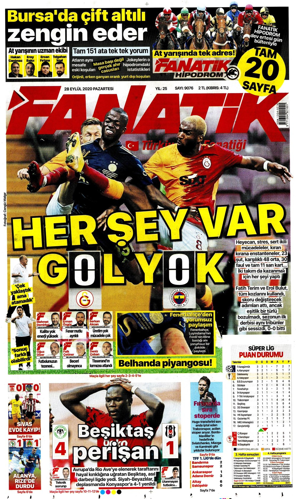 28 Eylül spor manşetleri | 28 Eylül spor gazetesi sayfaları 11