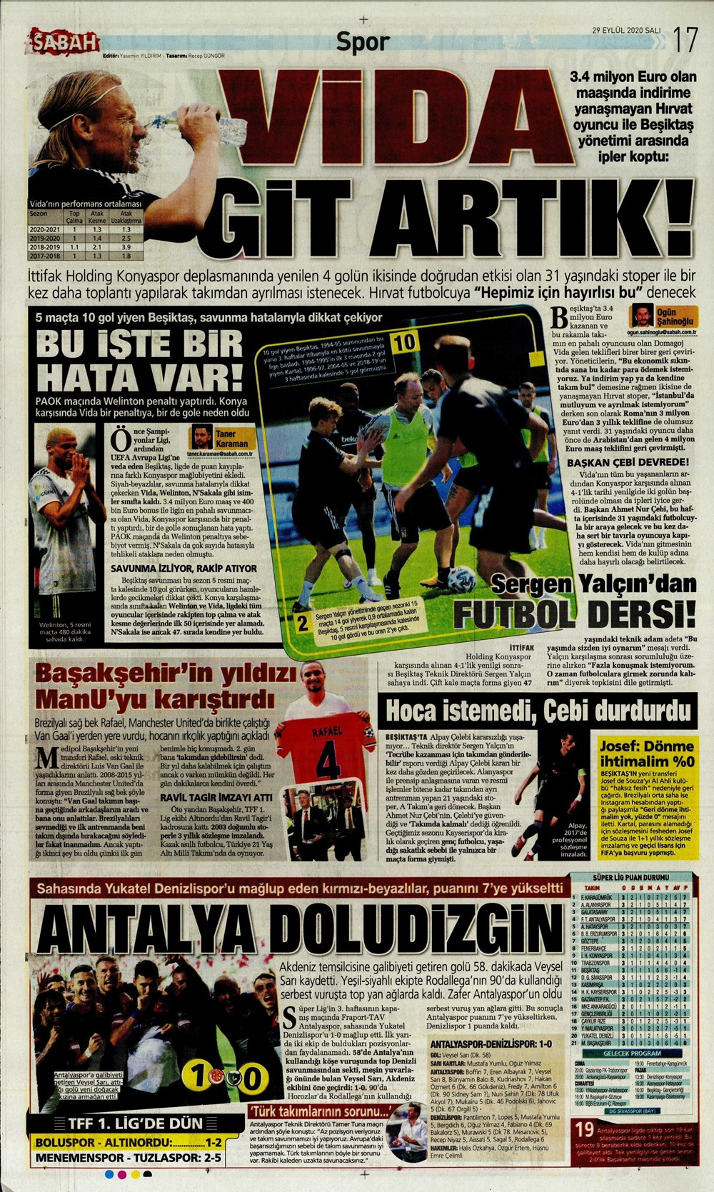 29 Eylül spor manşetleri | 29 Eylül spor gazetesi sayfaları 5