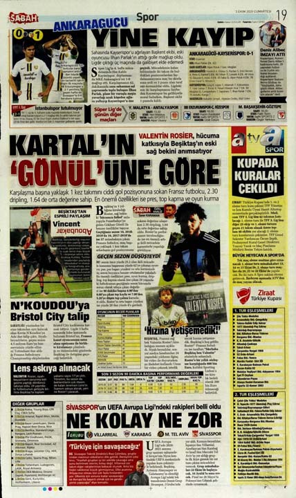 3 Ekim spor manşetleri | 3 Ekim spor gazetesi sayfaları 13