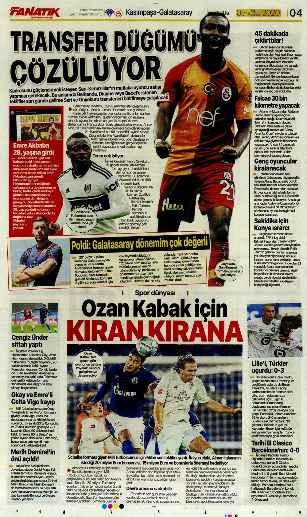 5 Ekim spor manşetleri | 5 Ekim spor gazetesi sayfaları 17