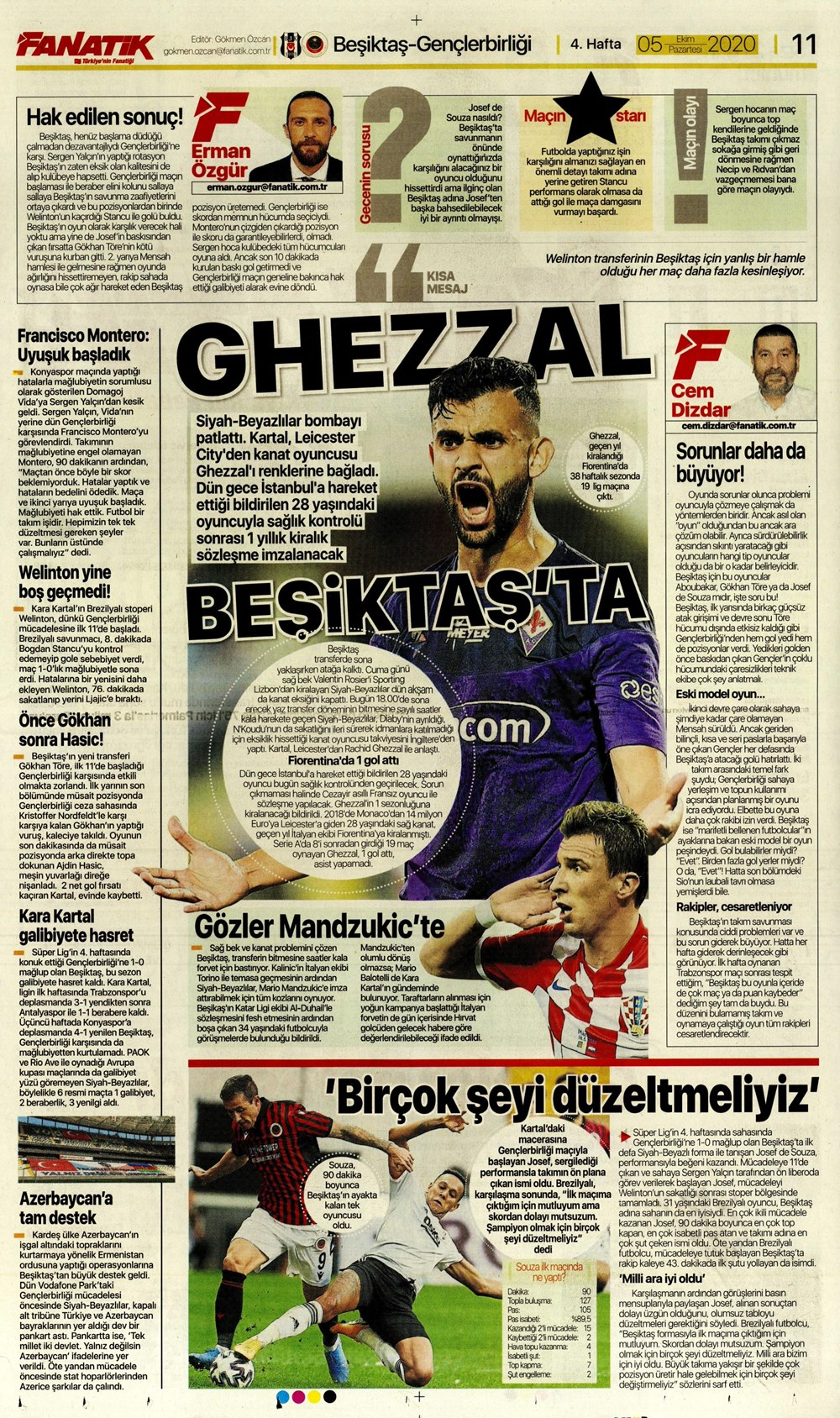 5 Ekim spor manşetleri | 5 Ekim spor gazetesi sayfaları 23