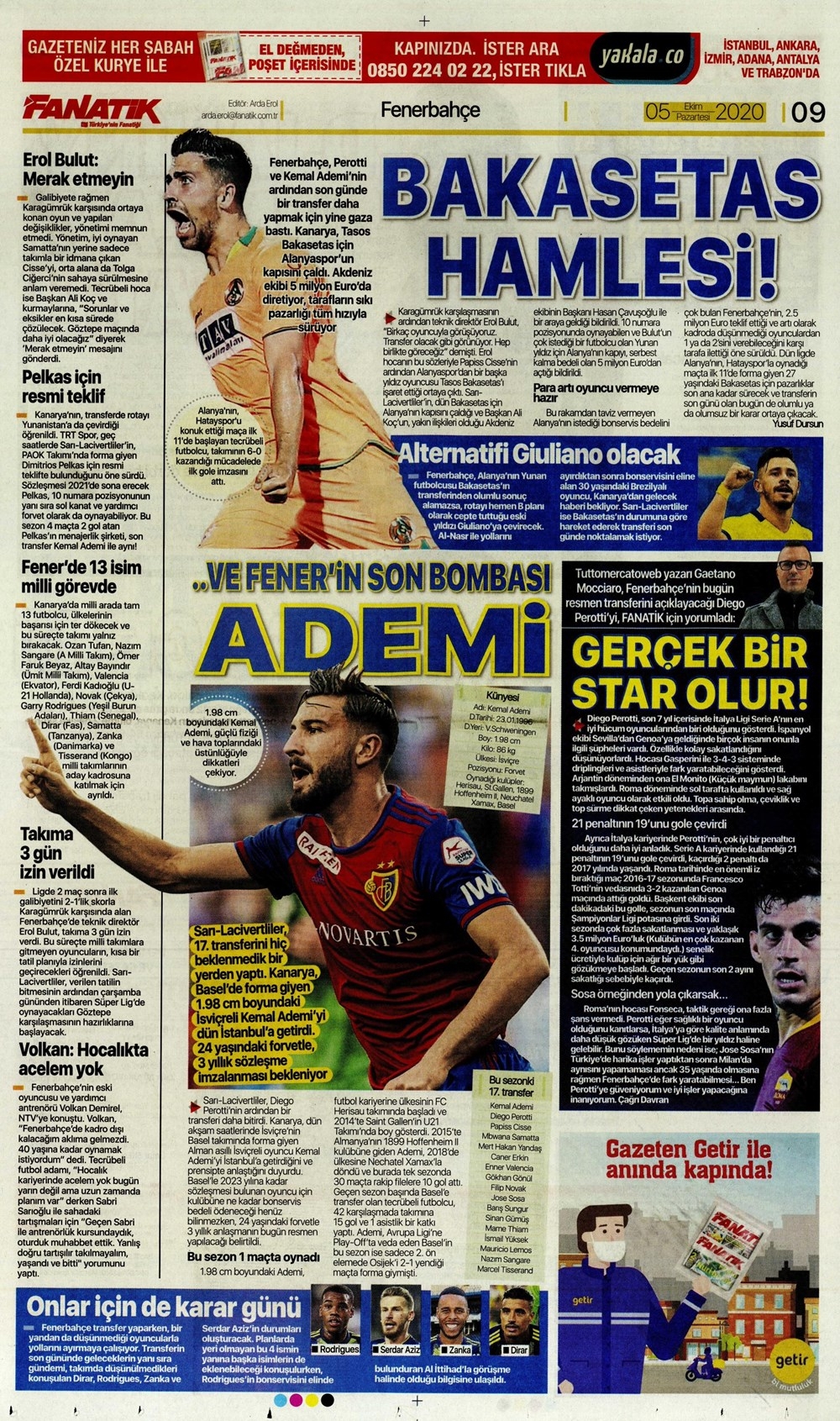 5 Ekim spor manşetleri | 5 Ekim spor gazetesi sayfaları 35