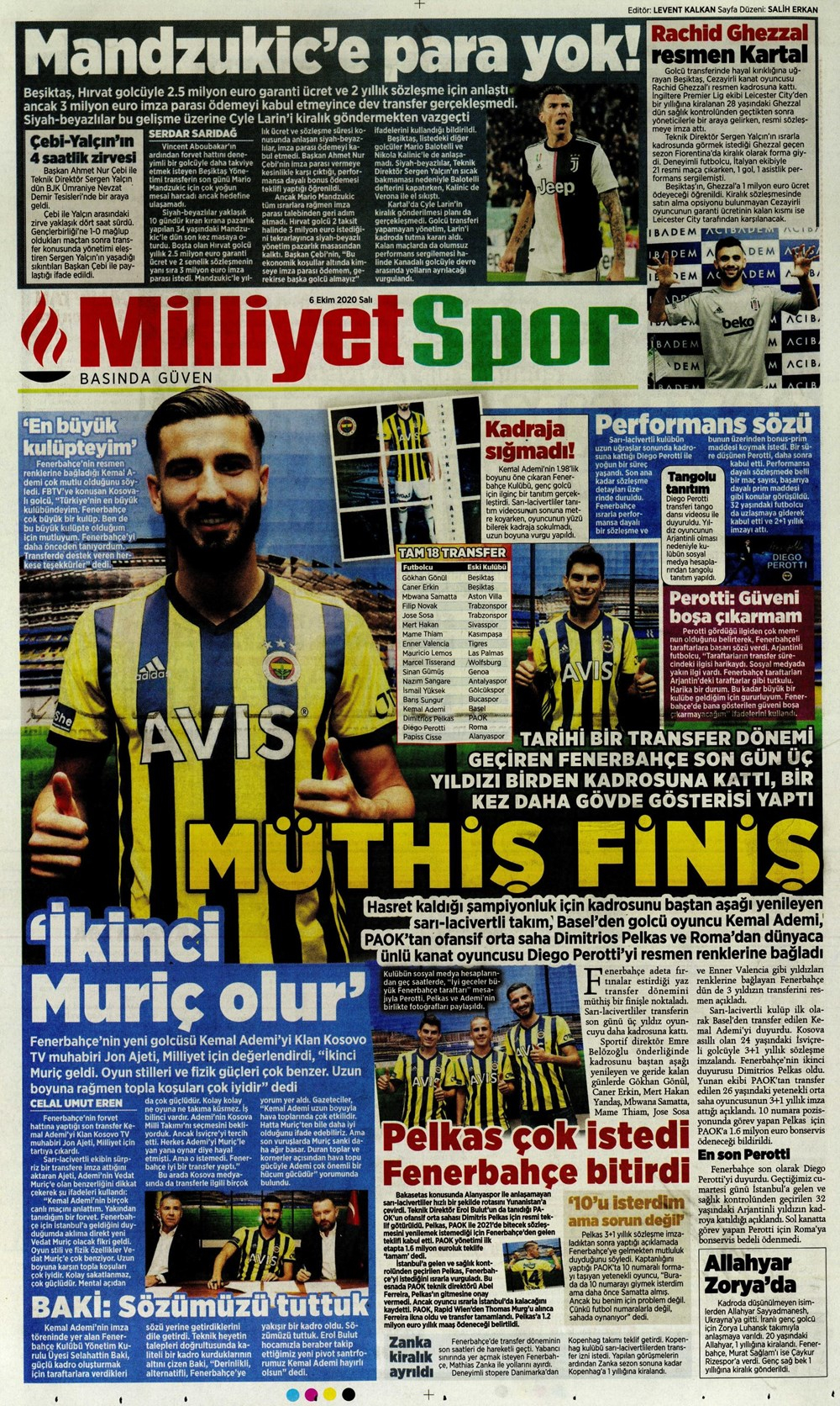 6 Ekim spor manşetleri | 6 Ekim spor gazetesi sayfaları 25