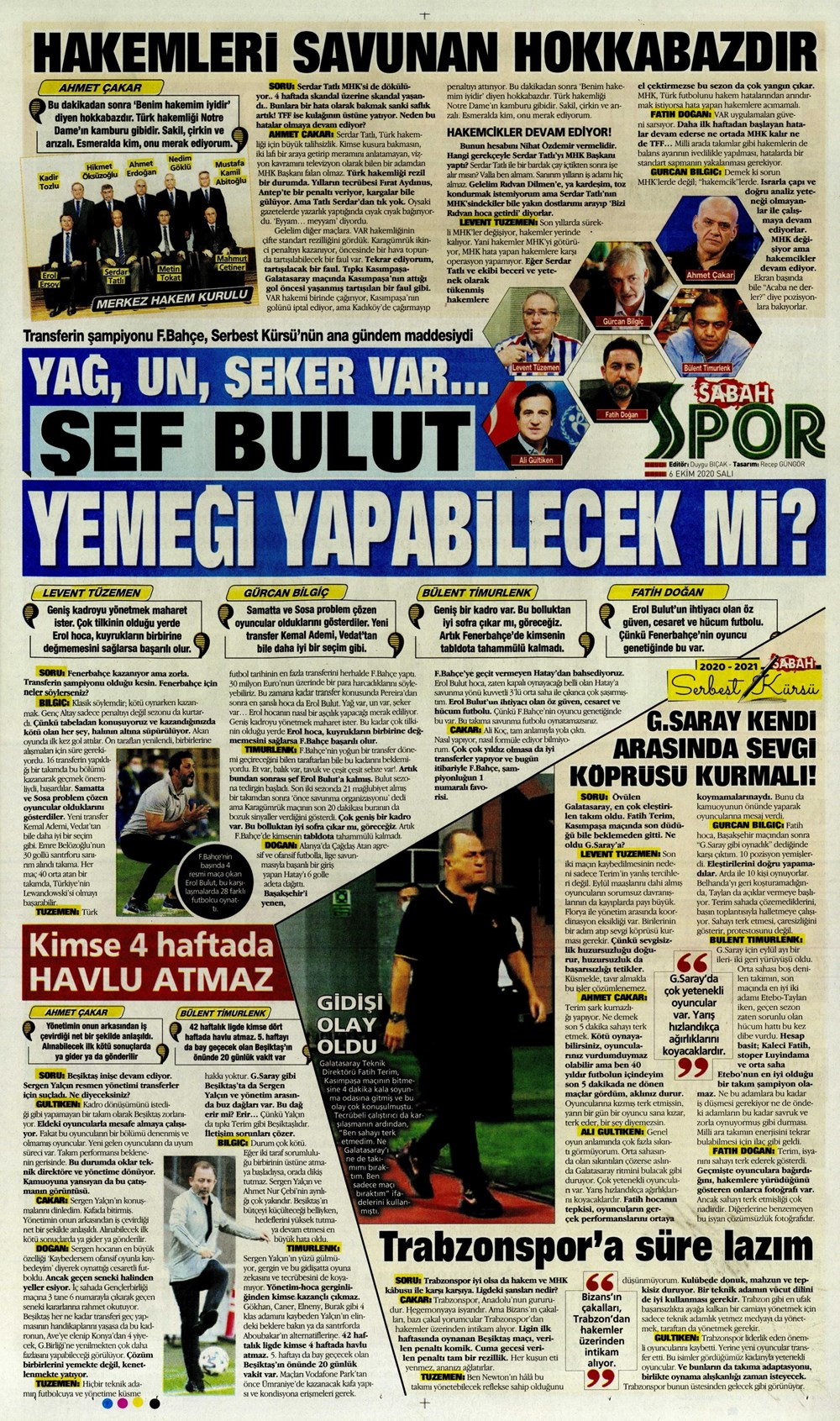 6 Ekim spor manşetleri | 6 Ekim spor gazetesi sayfaları 4