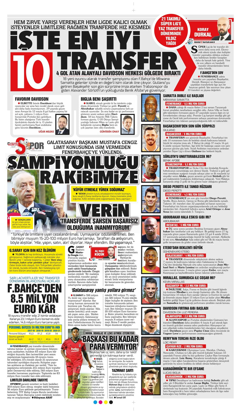 7 Ekim spor manşetleri | 7 Ekim spor gazetesi sayfaları 21