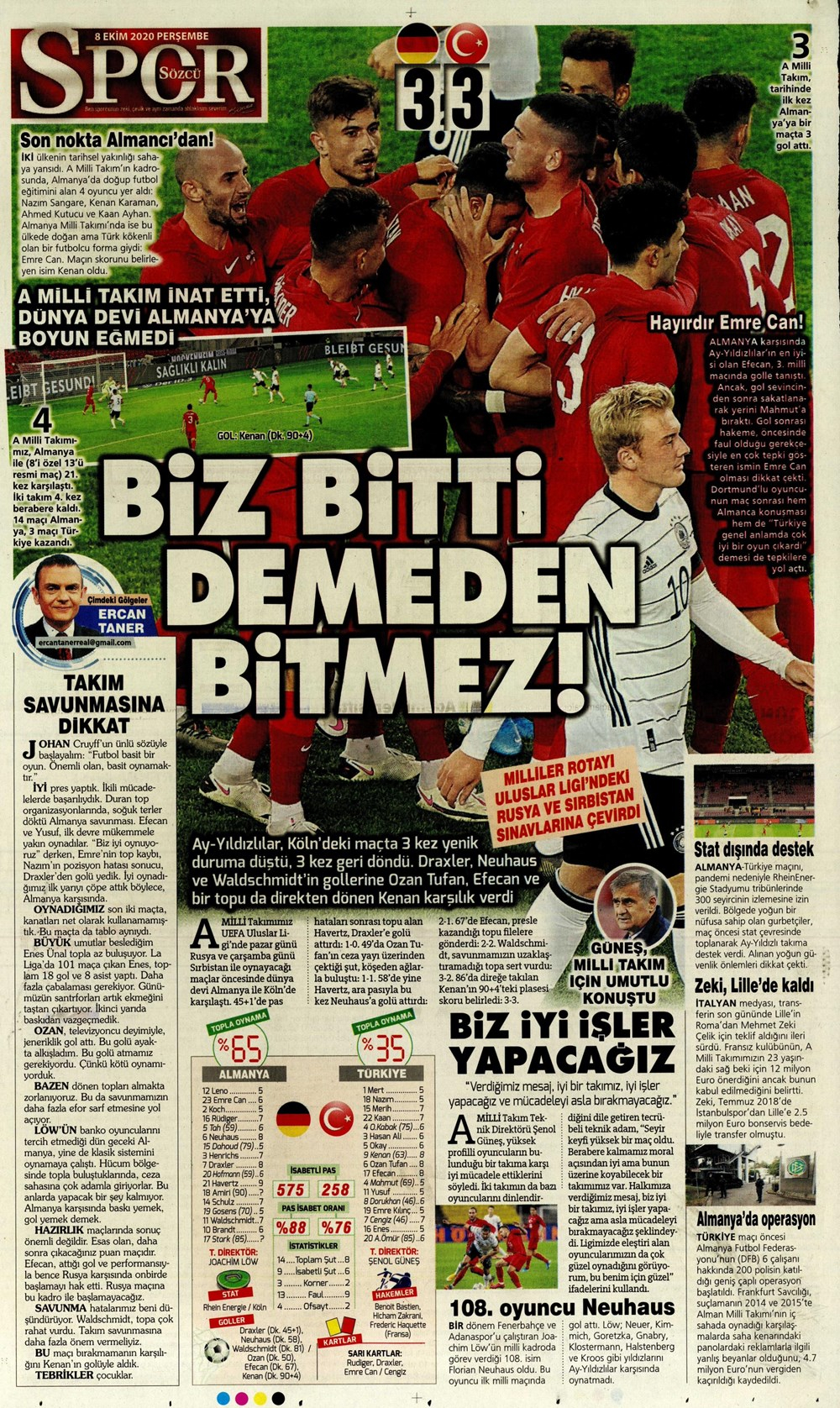 8 Ekim spor manşetleri | 8 Ekim spor gazetesi sayfaları 1