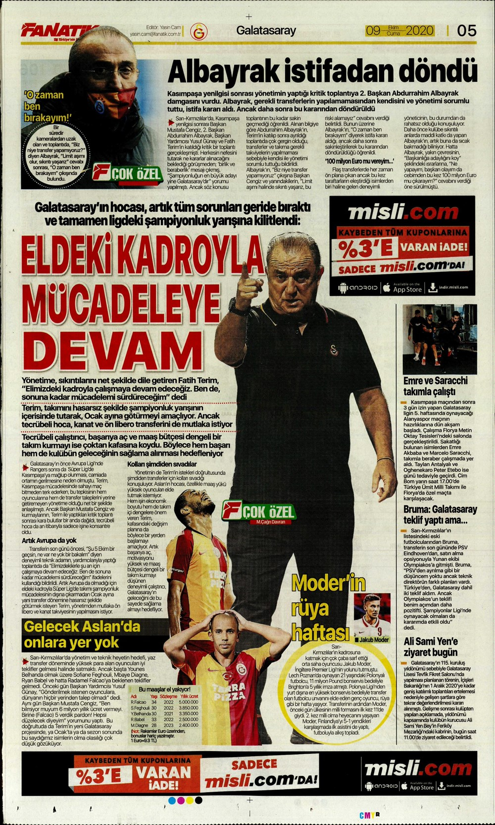 9 Ekim spor manşetleri | 9 Ekim spor gazetesi sayfaları 11