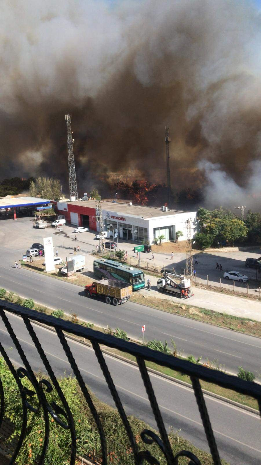 Hatay Valisi Doğan: Yangın, ormanlık alandaki trafonun patlamasıyla çıktı 8