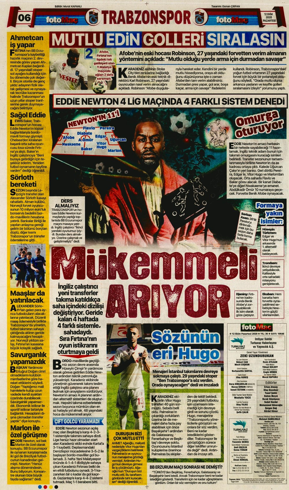 12 Ekim spor manşetleri | 12 Ekim spor gazetesi sayfaları 28