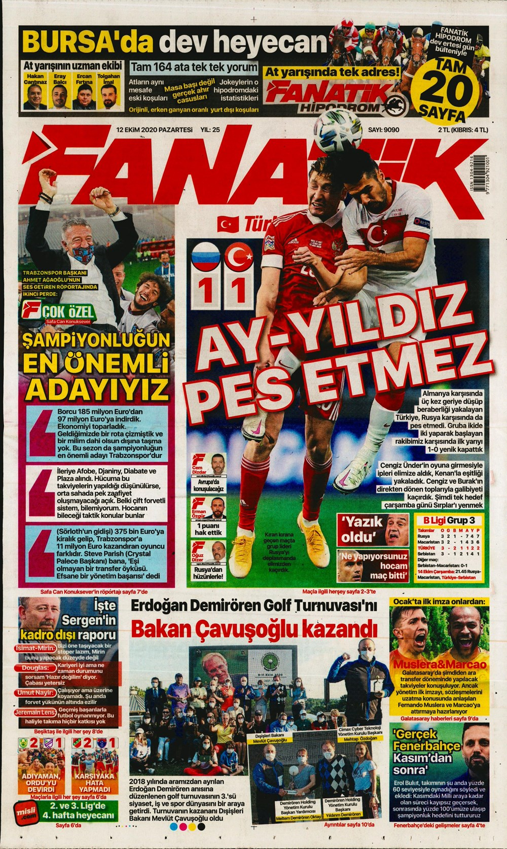 12 Ekim spor manşetleri | 12 Ekim spor gazetesi sayfaları 33