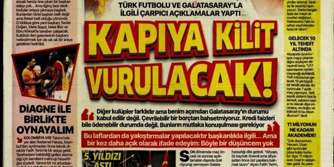 13 Ekim spor manşetleri | 13 Ekim spor gazetesi sayfaları