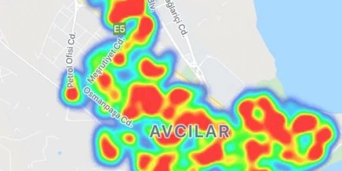 İstanbul'un ilçe ilçe koronavirüs risk haritası