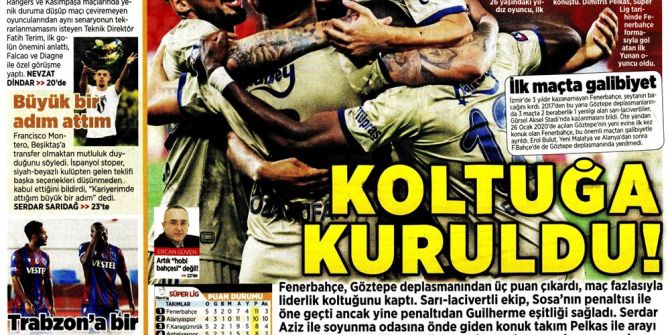 19 Ekim spor manşetleri | 19 Ekim spor gazetesi sayfaları