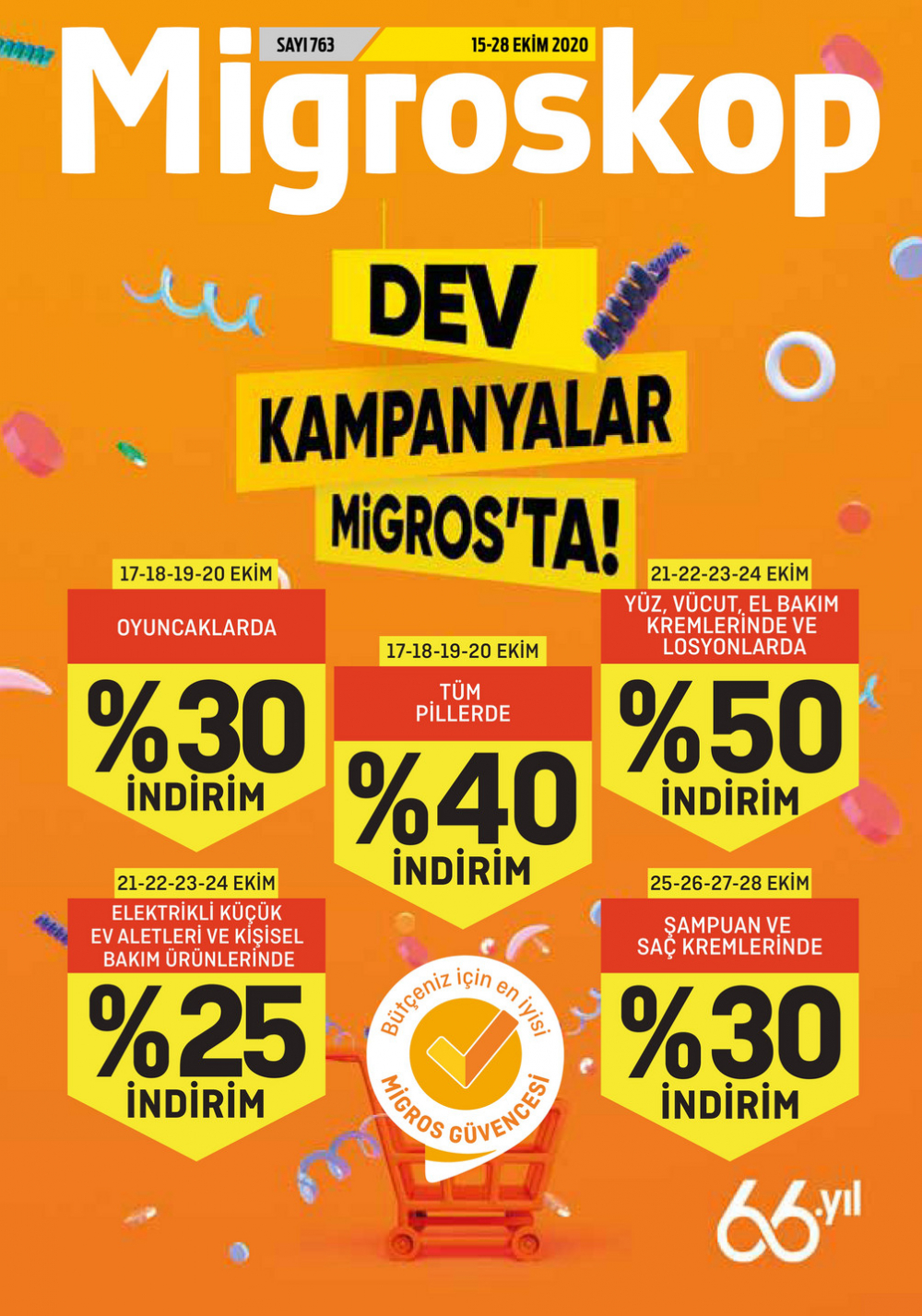 Migros Aktüel indirimleri | Migros 18-28 Ekim aktüel ürünler kataloğu 1