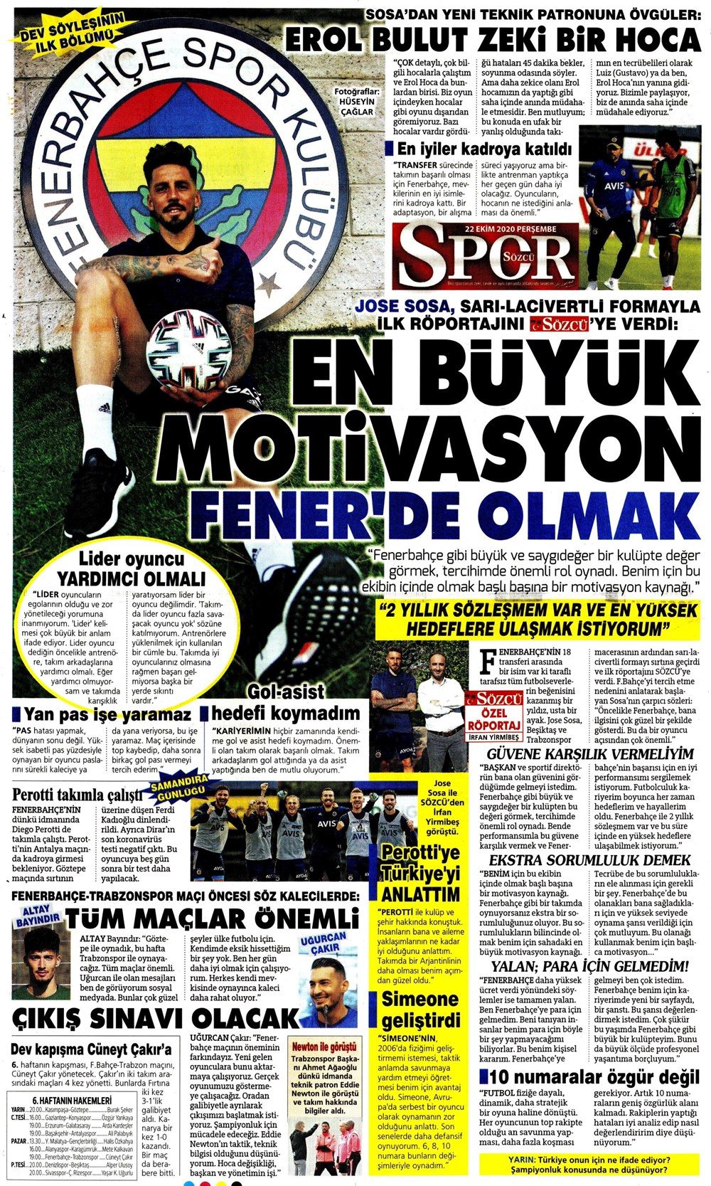 22 Ekim spor manşetleri | 22 Ekim spor gazetesi sayfaları 16