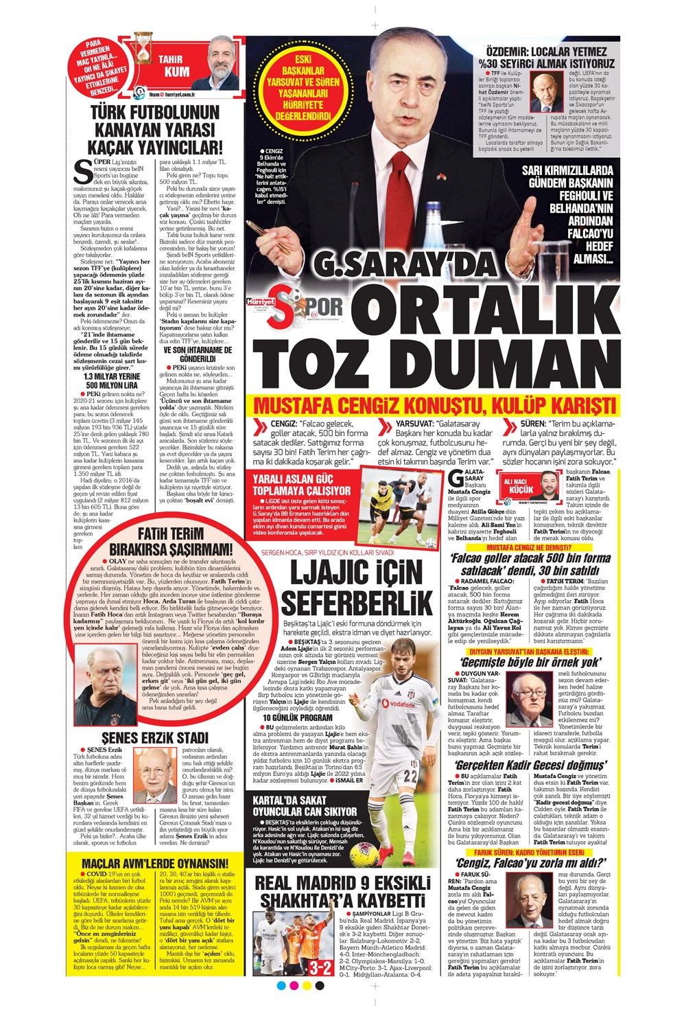 22 Ekim spor manşetleri | 22 Ekim spor gazetesi sayfaları 6