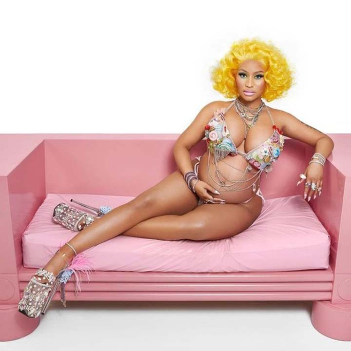 Nicki Minaj ilk defa  bebeğinin fotoğrafını paylaştı 1