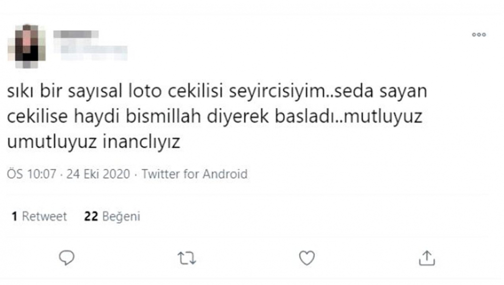 Seda Sayan, Sayısal Loto çekilişini "Haydi Bismillah" diyerek yapınca alay konusu oldu 3