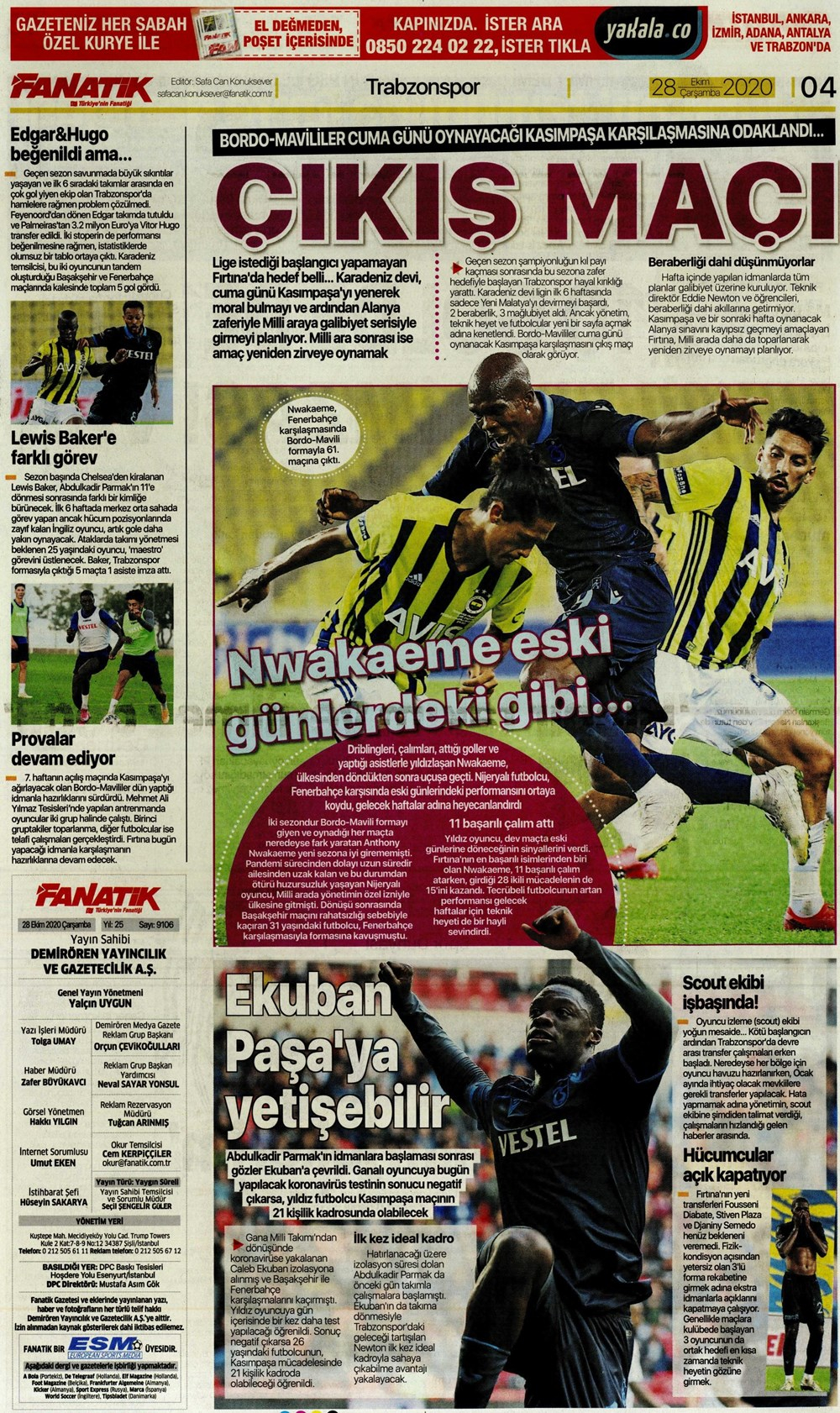 28 Ekim spor manşetleri | 28 Ekim spor gazetesi sayfaları 16