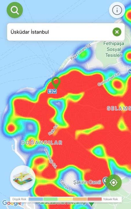 İstanbul'un risk haritası kıpkırmızı! Salgın her ilçede, her sokakta... 10