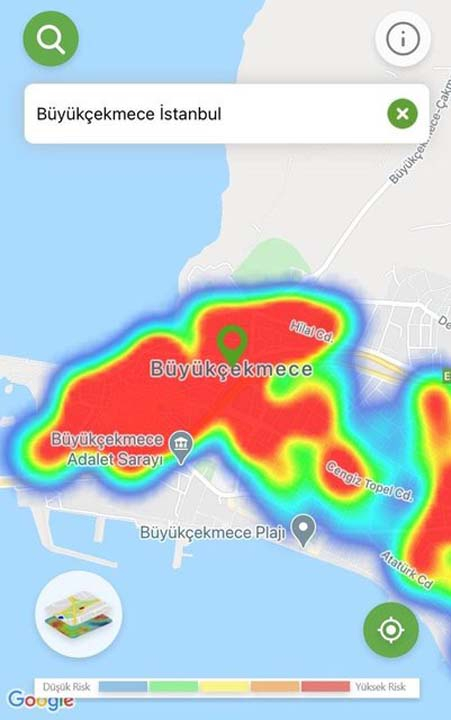 İstanbul'un risk haritası kıpkırmızı! Salgın her ilçede, her sokakta... 16