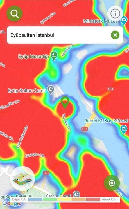 İstanbul'un risk haritası kıpkırmızı! Salgın her ilçede, her sokakta... 17