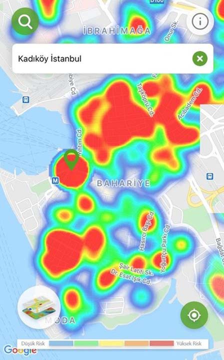 İstanbul'un risk haritası kıpkırmızı! Salgın her ilçede, her sokakta... 27