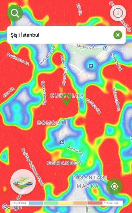 İstanbul'un risk haritası kıpkırmızı! Salgın her ilçede, her sokakta... 3
