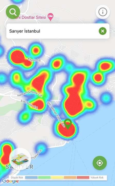 İstanbul'un risk haritası kıpkırmızı! Salgın her ilçede, her sokakta... 30