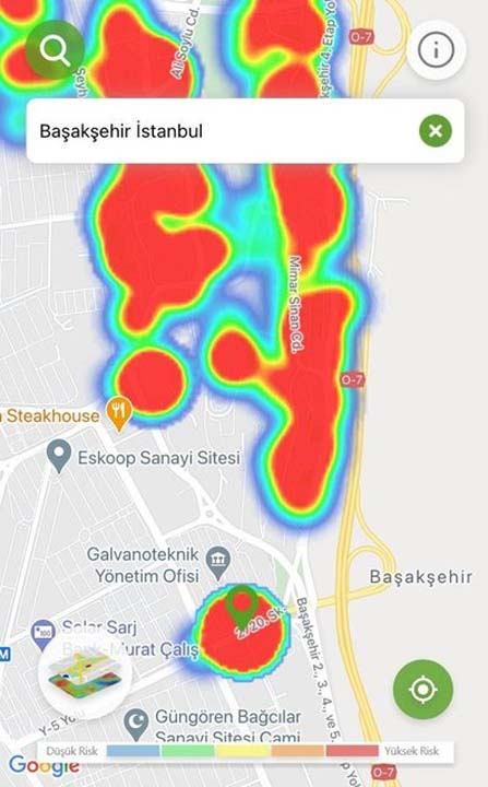 İstanbul'un risk haritası kıpkırmızı! Salgın her ilçede, her sokakta... 32