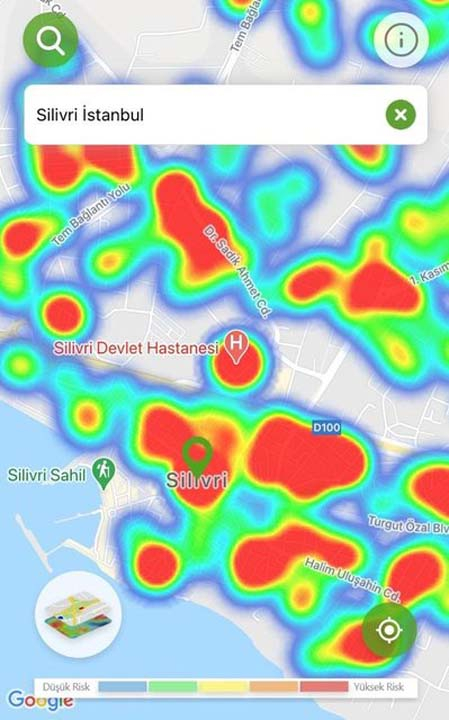 İstanbul'un risk haritası kıpkırmızı! Salgın her ilçede, her sokakta... 35