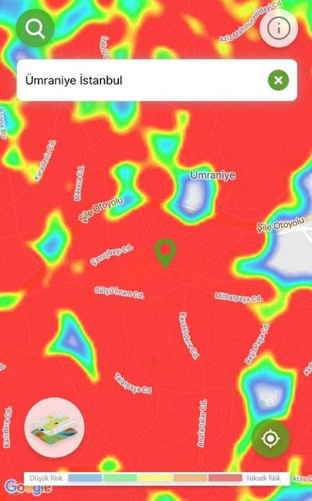 İstanbul'un risk haritası kıpkırmızı! Salgın her ilçede, her sokakta... 5