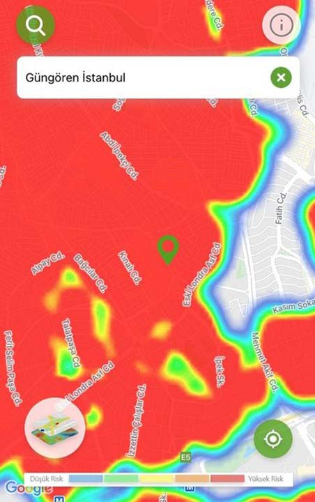 İstanbul'un risk haritası kıpkırmızı! Salgın her ilçede, her sokakta... 9