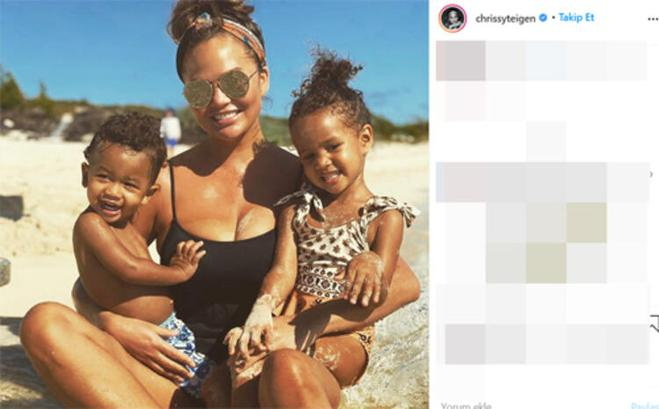 Chrissy Teigen'den yürek yakan paylaşım! 12