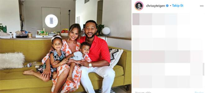 Chrissy Teigen'den yürek yakan paylaşım! 5