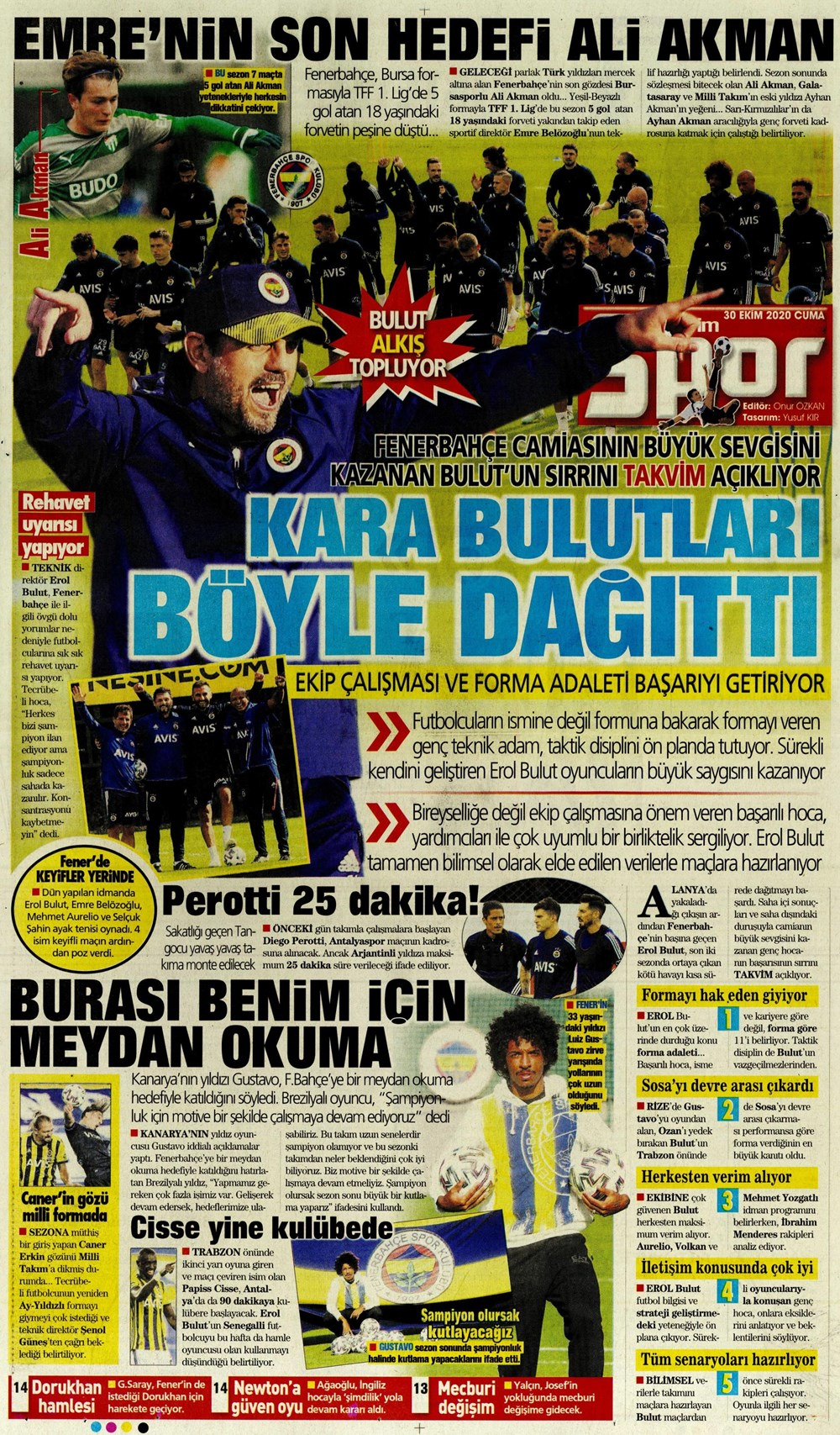 30 Ekim spor manşetleri | 30 Ekim spor gazetesi sayfaları 15