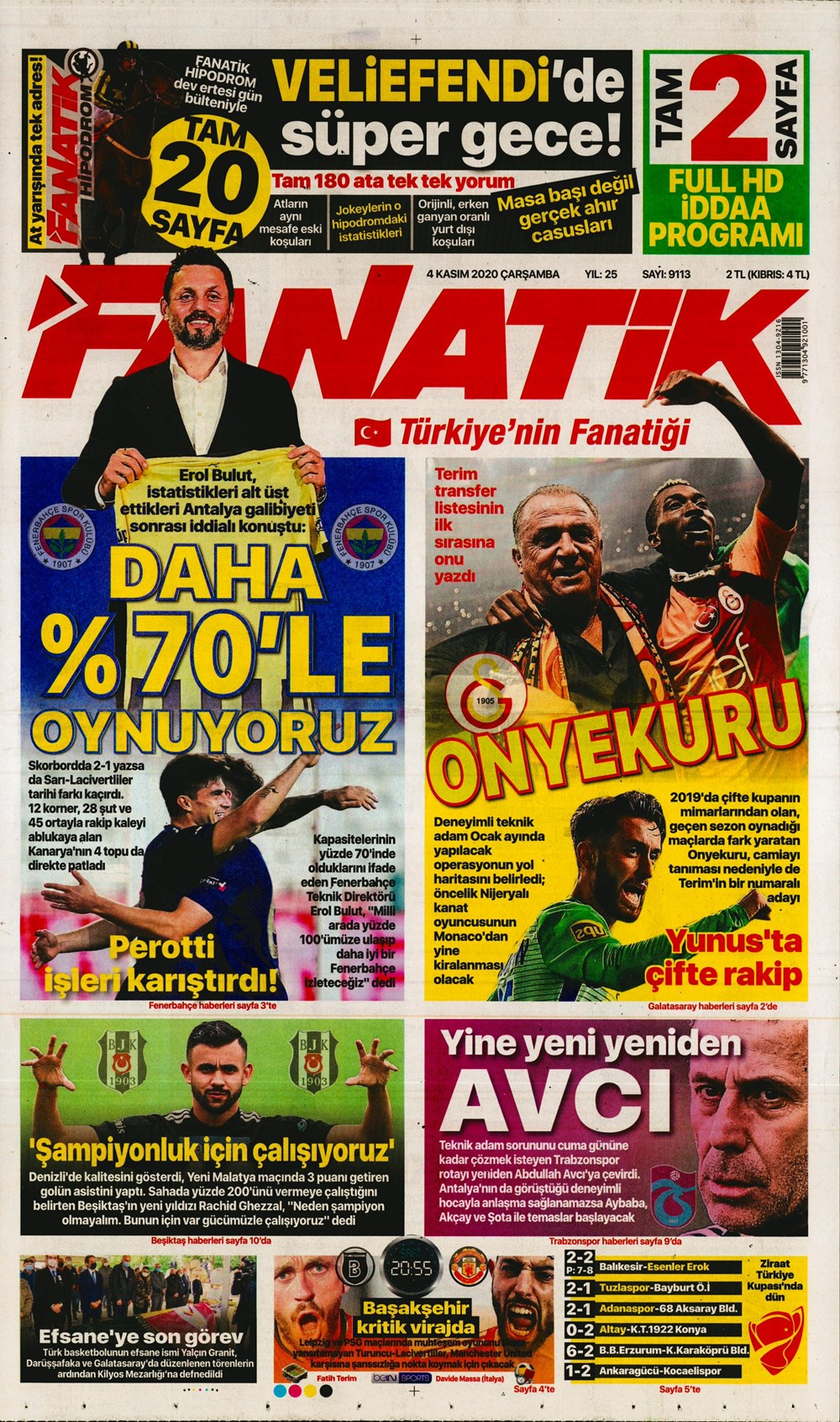 4 Kasım spor manşetleri | 4 Kasım spor gazetesi sayfaları 9